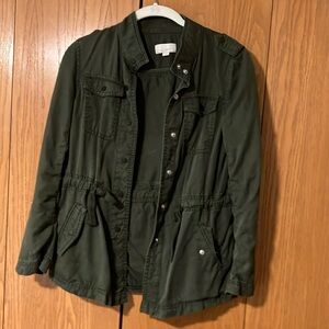 Olive Green Utility Jacket